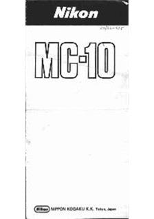 Nikon MC 10 manual. Camera Instructions.